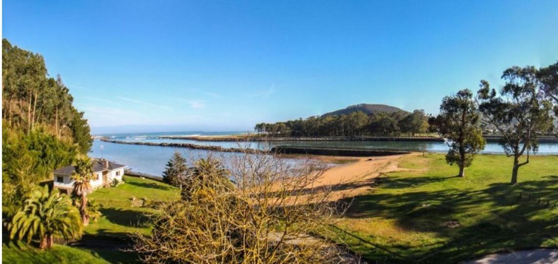 Playa Del Puntal Villaviciosa Asturias Lujo Primera Linea Playa Exterior foto