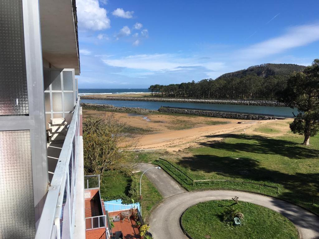Playa Del Puntal Villaviciosa Asturias Lujo Primera Linea Playa Exterior foto